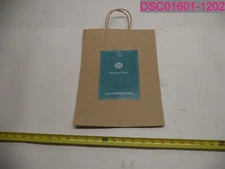 QTY=65; Brown Paper Bags with Handles. 13" X 10" X 4" Reusable, Recyclable