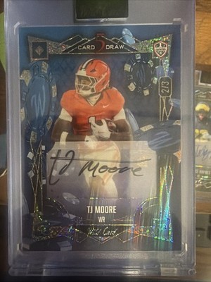 2025 Wild Card 5 Draw TJ Moore Auto 2/3   