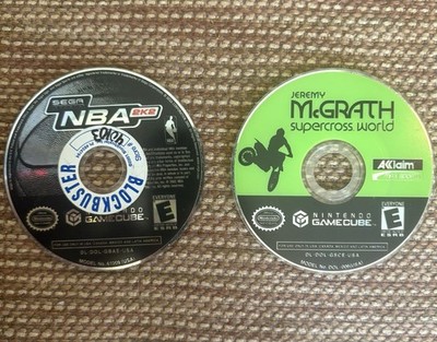 GameCube Sports Games (NBA 2k2, Jeremy McGrath Supercross World)- Tested 