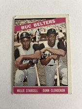 1966 Topps #99 Buc Belters Willie Stargell Donn Clendenon