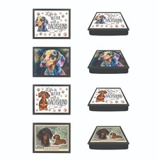 Dachshund Dog Laptray Sausage Cushioned Lap Tray Choice of Designs Gift Idea
