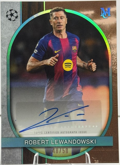 2026 Robert Lewandowski Auto /50 Topps Museum Archival Autograph