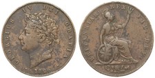 United Kingdom - ½ Penny 1826 - George IV