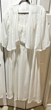 NWT LanTing TS sz 10 12 2pc White LACE Wedding dress  shrug 38x34x54
