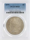 1879 Morgan Silver Dollar PCGS MS63 S$1 Philadelphia Minted No Reserve
