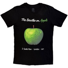 Image of The Beatles 'On Apple v1' (Black) T-Shirt