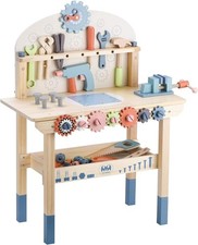 Tool Bench for Kids Toy Play Workbench Wooden Tool Bench Workshop Workbench