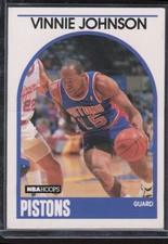 1989-90 Hoops Vinnie Johnson Detroit Pistons #188