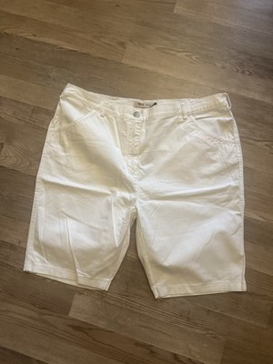 Damen Short Sexy 46 Kurze Hose Pants Weiß Vintage Süß Große Größen Curvy Sommer