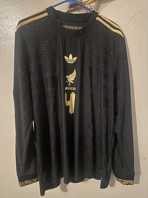  Mexico Gold long sleeve authentic Jersey XL brand new with name and number!