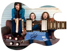 David Crosby of Crosby, Stills, Nash & Young Autographed Custom Graphics Guitar