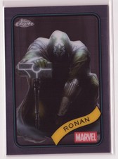 2025 Topps Chrome Marvel Ronan #157 Base