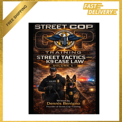 K9 Case Law Book, Canine Handler Guide, Street Tactics, Law Enforcement Edition