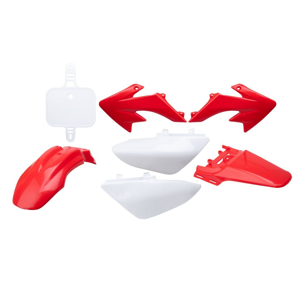 パーツ crf50f Qa Parts Complete Plastic Kit For Honda CRF50F 2004-2026 Red And