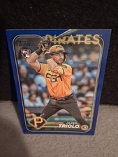 2024 Topps Series 1 - Jared Triolo #281 Royal Blue (RC)