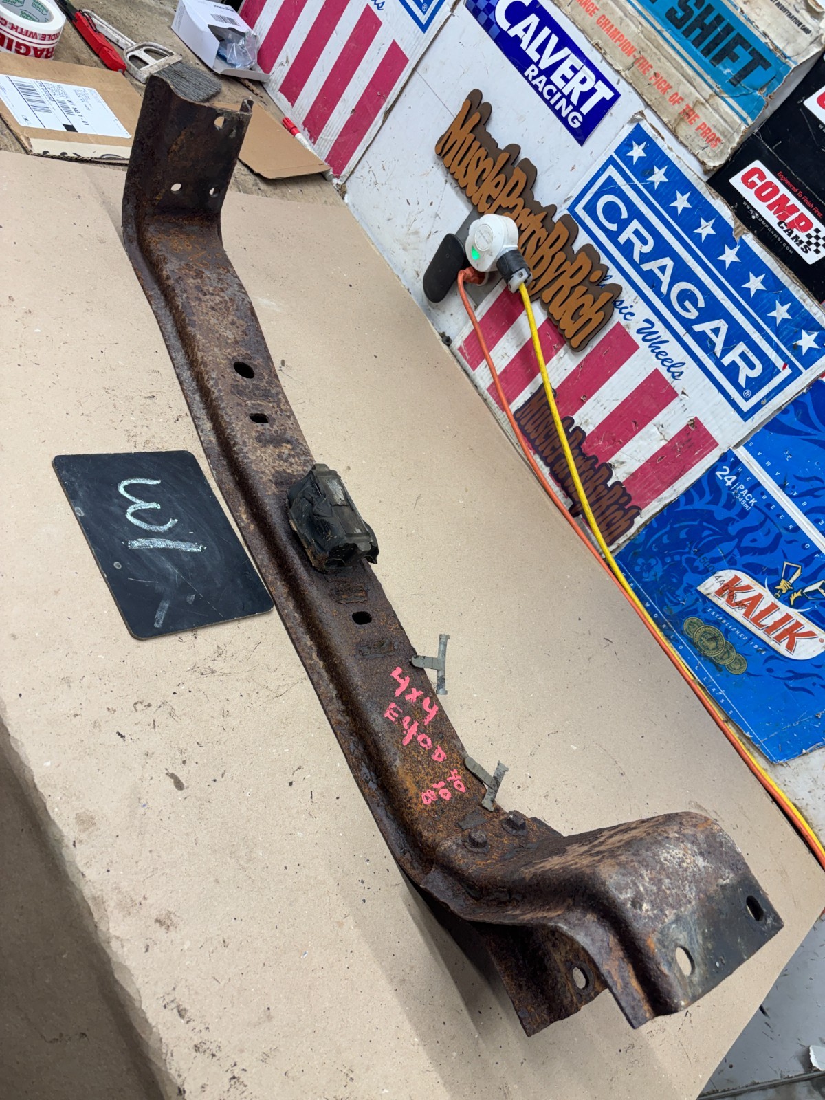 1991 1997 1987 1992 95 F150 F250 F350 BRONCO E4OD 4WD TRANSMISSION CROSSMEMBER