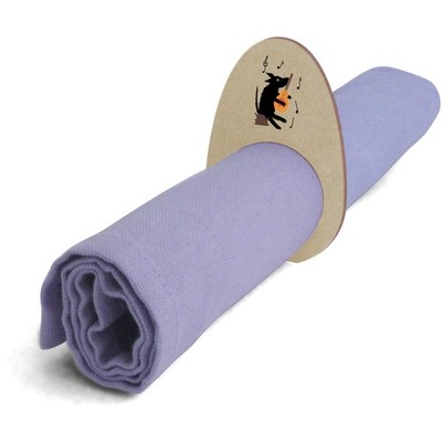 5 Serviettenringe/-halter ''Hund mit Gitarre'' aus Holz (NR00067223)
