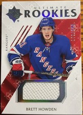 2018-19 Ultimate Collection Rookies Jerseys Brett Howden #60 #’d 172/399