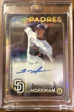 2024 Topps Chrome Update Trevor Hoffman Legend Refractor Auto /50 Padres HOF