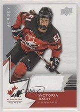 2020-21 Upper Deck Team Canada Juniors Women's WC Jerseys Victoria Bach #44 0f0f