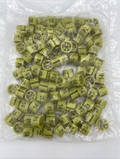 Clothes Hanger Marker Number 14 Fits 3mm Rod Garment Coding Olive Green 100pcs