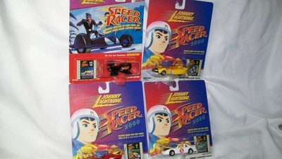 4 SPEED RACER MACH 5 ASSASSIN SHOOTING STAR CAPTAIN TERROR JOHNNY LIGHTNING NEW