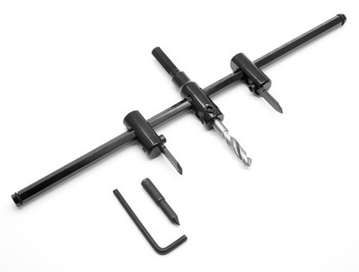 Adjustable Hole Saw, 1-3/16'' to 11-3/4'' (30 to 300mm) Heavy Duty Adjustable C...