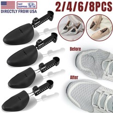 1-5Pairs Men Adjustable Form Plastic Shoe Tree Shaper Keeper Boot Shoe Stretcher