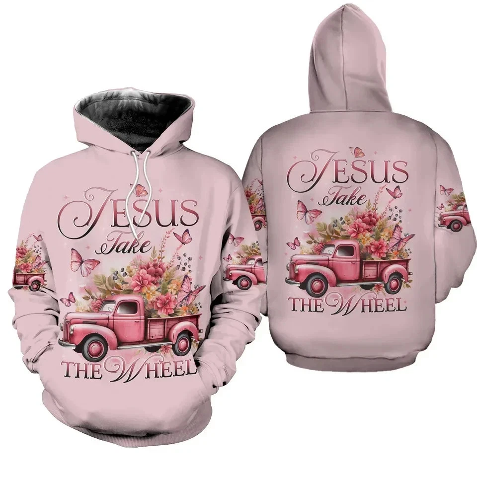 Jesus Take The Wheel Hoodie Unisex