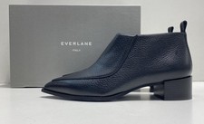 Everlane Italy Women's Black Leather Ankle Boots Size 8