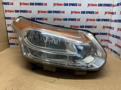CITROEN C3 PICASSO MK1 7SH 2011 DRIVER SIDE HALOGEN HEAD LIGHT LAMP