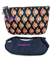 New Estee Lauder Velvet Zipper Makeup Bag  Sleep Eye Mask Set