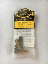Dynamic Slot Car Brass Body Mounting Kit N0. 401 Adjustable 1" - 3"  Vintage NOS