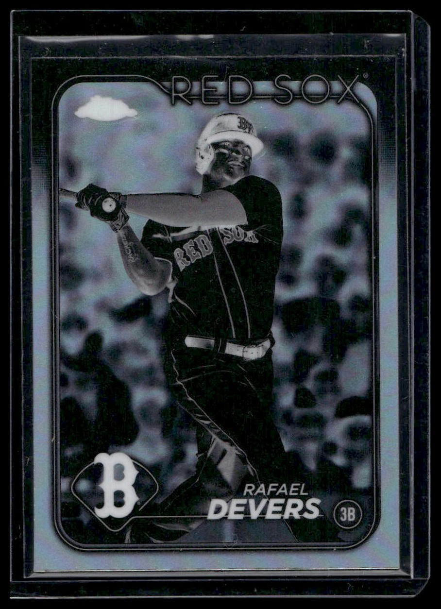 2020 Topps Chrome Rafael Devers Negative Refractor