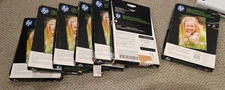HP Genuine Everyday Photo Paper 100 Sheets 4x6 Semi-Gloss Lot Of 7