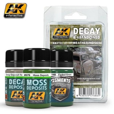 AK Interactive AK4180 - Decay & Abandoned Weathering Set 3x35ml  - Neu
