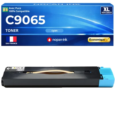 Toner compatible pour Xerox 006R01735 9065 9070 Cyan HC puce 34000 pages - Photo 1/4