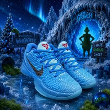 MEN Kobe 6 Protro Blue Ice Grinch Sport - All Size US 7-12