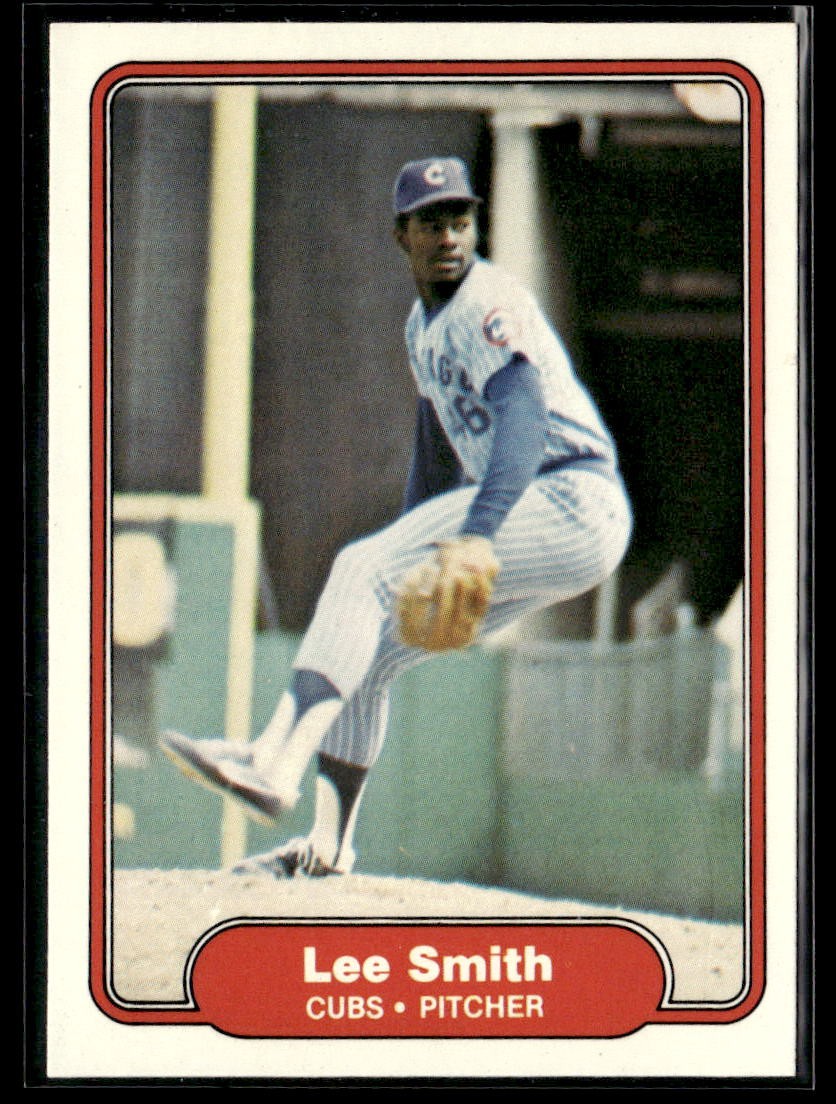 1982 Fleer Lee Smith #603 NM HOF Rookie Card RC