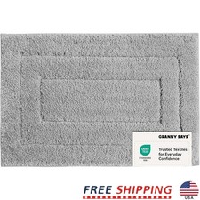 Ultra Absorbent Plush Bath Mat Non-Slip Soft Microfiber Rug Machine Washable New