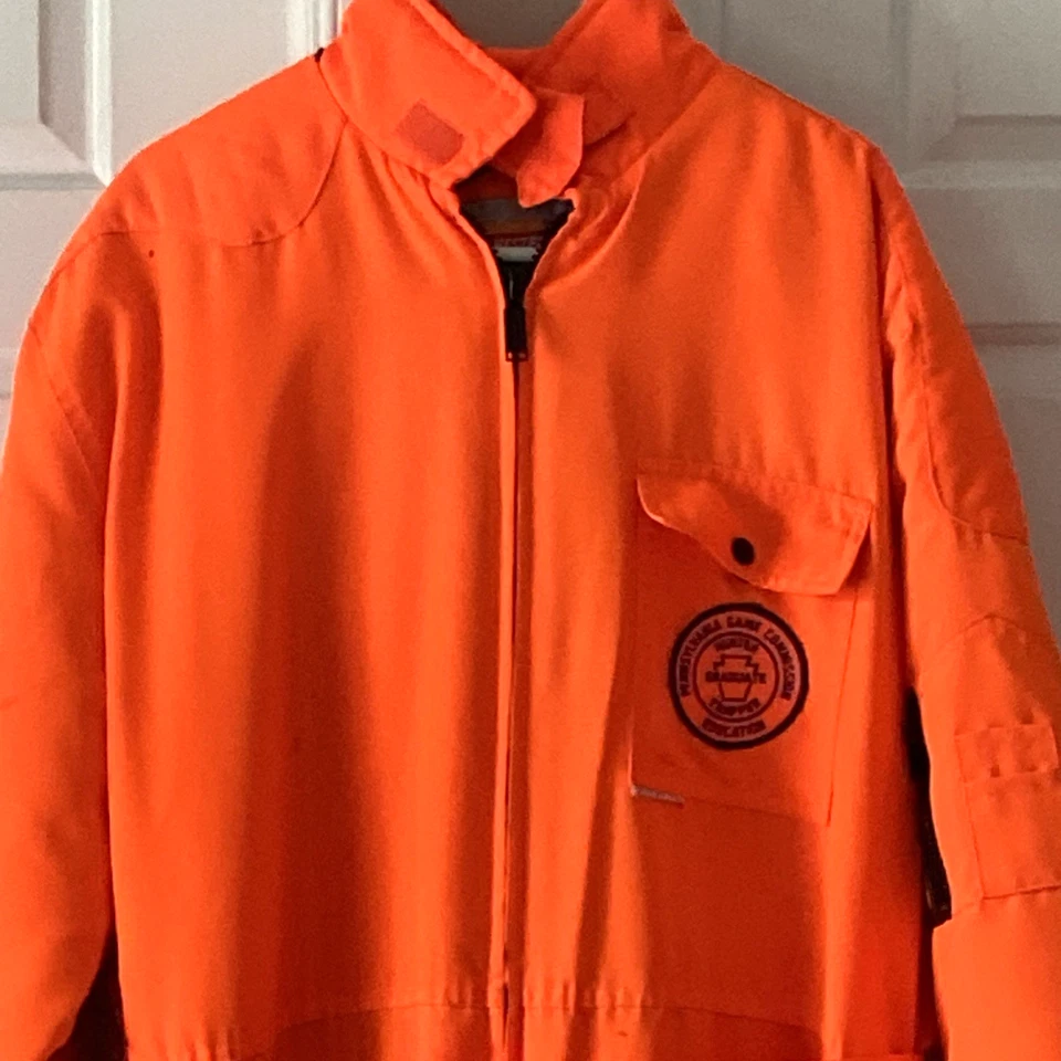 Winchester Conceal Blaze Orange Insulated Hunting Coveralls Size XL - Image 3 of 4