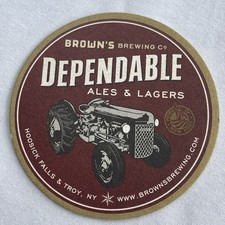 Brown’s Brewery Co, Dependable Ales & Lagers, Troy, Hoosick Falls NY, 4”