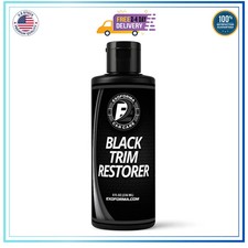 ExoForma Black Trim Restorer 8oz Dye Infused Waterproof Plastic Restorer for...
