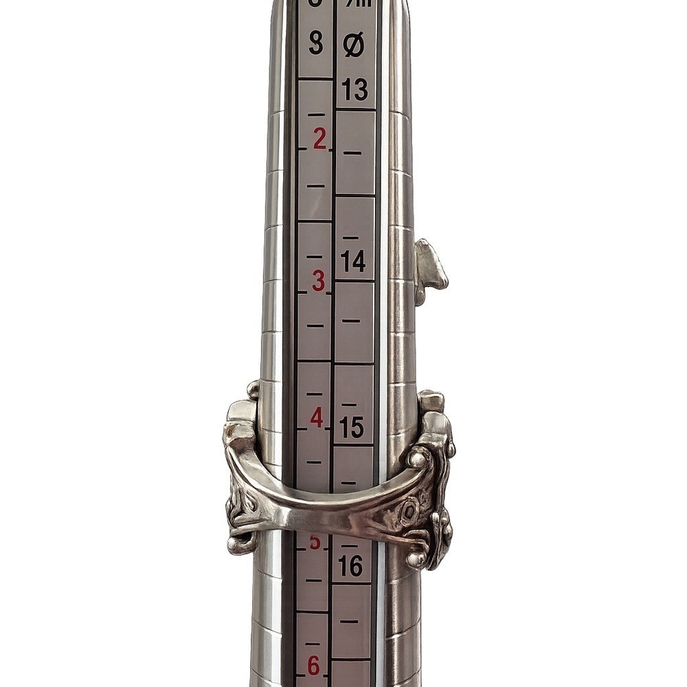 Peacock Statement Ring Silver Tone Rhinestone Bir… - image 5