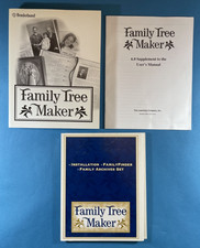 Family Tree Maker Version 6.0 Manual and 8 CD-ROMs- very nice condition