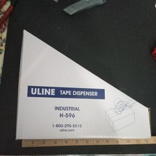 ULINE Industrial Side Loader Tape Dispenser Gun H-596 - 3 inches - Brand New 
