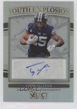 2022 Panini Select Draft Picks Silver Prizm Tyler Allgeier #YE-TAL Auto 12ty