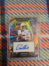 2025 WILD CARD METALLIX PENN STATE DREW ALLAR ROOKIE SP 1/1 AUTO CRYSTAL RAINBOW