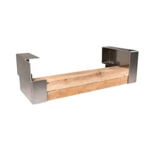 1 Pair 20"x15" Aluminum Dunnage Racks Holder for Flatbed & Gooseneck Trailers