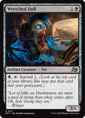 x4 Wretched Doll DFT Aetherdrift MTG 111 UNCOMMON M/NM 4x